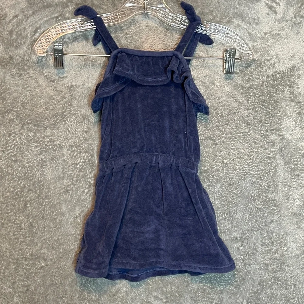 Ralph Lauren Baby Girls Terry Cloth Cover Up 18/24 Months Ruffled Elastic Waist